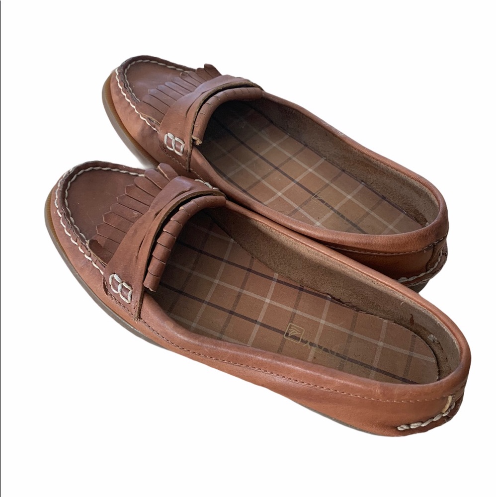 Sperry Top-Sider Leather Loafers sz 7.5 EUC